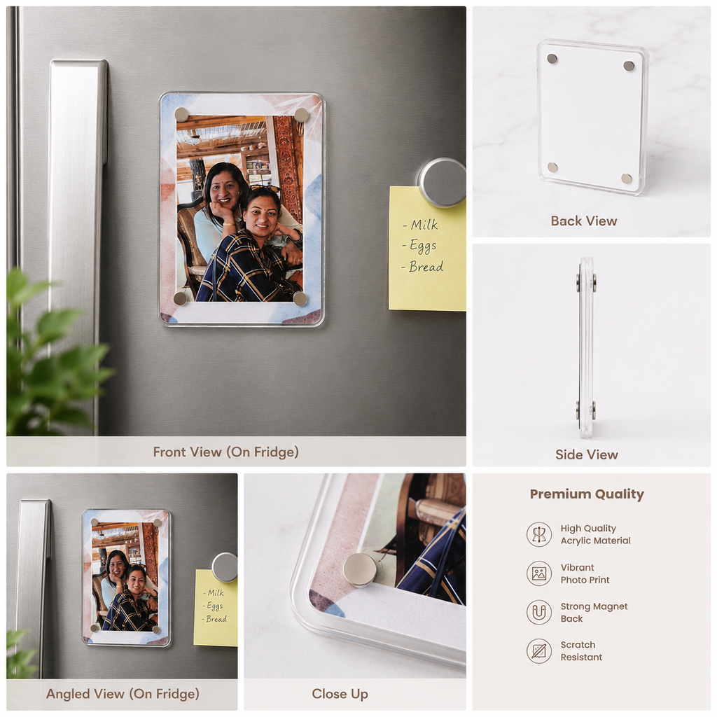 AcrySnap™ Acrylic Photo Magnet