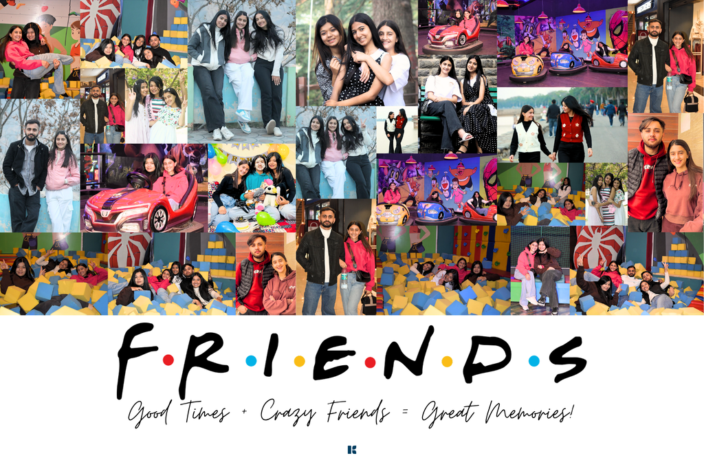 Friends Memory Collage Frame – Personalized