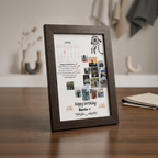 Personalized Calendar Photo Frame – Custom Memory Gift
