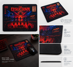 Hawkins inspired Upside Down mouse pad for gaming desk setup